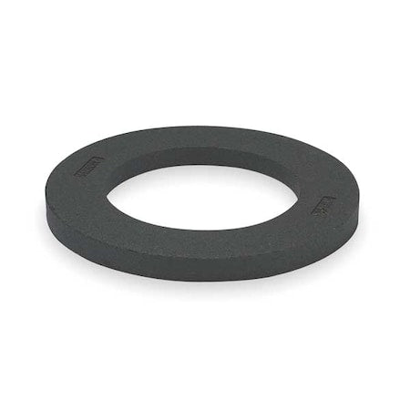 Channelizer Drum Base, Recycled Rubber, 2 in Height, 22 in Length, 20 lb, Black