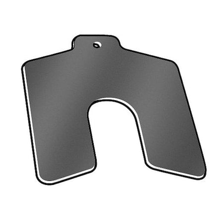 Slotted Shim with Tab AA, 0.0010"" Thickness, Pk20