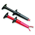 Jaw Test Probe, CAT III 1000V, CAT IV 600V, Alligator Clip, Black, Red