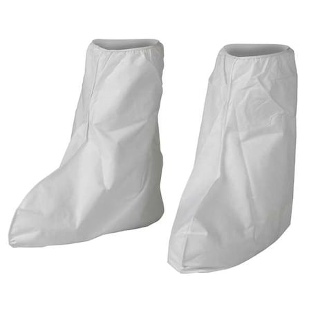 Boot Covers, Microporous Film Laminate, White, Slip Resistant Sole: No , Universal