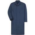 Collared Lab Coat, Polyester/Cotton, 4 Pockets, Snaps