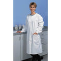 Lab Coat, Cotton Poplin/Polyester, 2 Pockets, Snaps