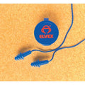 Quattro(TM) Reusable Foam Ear Plugs, Flanged Shape, 25 dB, Blue, 50 PK