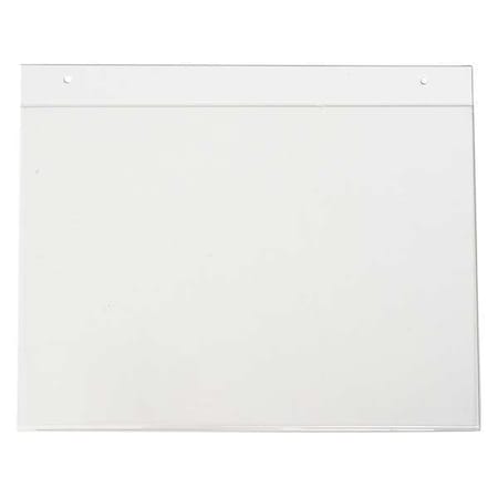 Sign Holder, , Acrylic White, 10" L