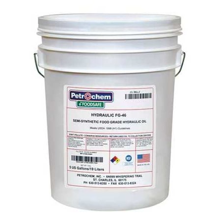 Food Grade SemiSyn Hydraulic Oil, ISO 46