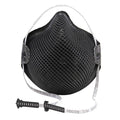 Disposable Respirator, N95, Special Ops, HandyStrap, Molded Nose Bridge, Black, M/L, PK 15