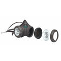 Half Mask Respirator, 8000, Not Rated, Snap-In Gasket, Size, M 0 Cartridges Included
