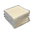 Sorbent Pad, 2 gal, 12 in x 12 in, Harsh Chemicals, White, 50 PK