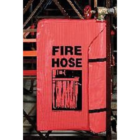 Fire Hose Cover, 17 In.L, 5-1/4 In.W, Red