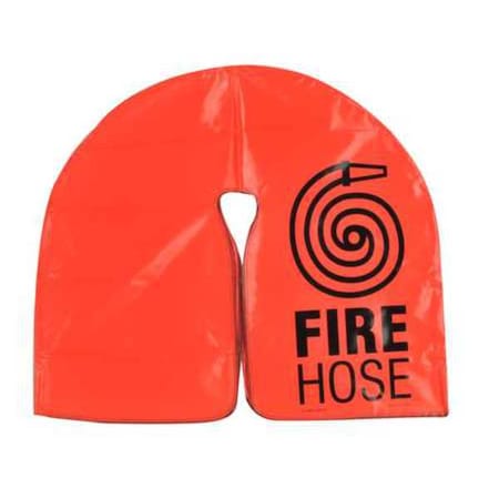 Fire Hose Cover, 32 In.L, 10 In.W, Red