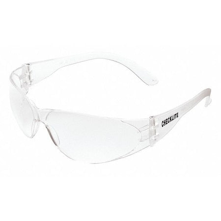 Checklite (CL1), Safety Glasses, Duramass Hard Coat, Clear Lens, Smaller Frame Size, Lightweight