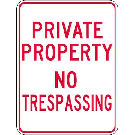 Traffic Sign, 18 in Height, 12 in Width, Aluminum, Rectangle, English