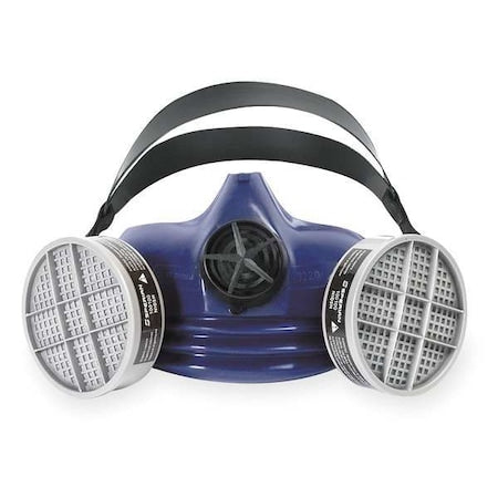 Half Mask Respirator, S-Series, Threaded, Size, S 0 Cartridges Included