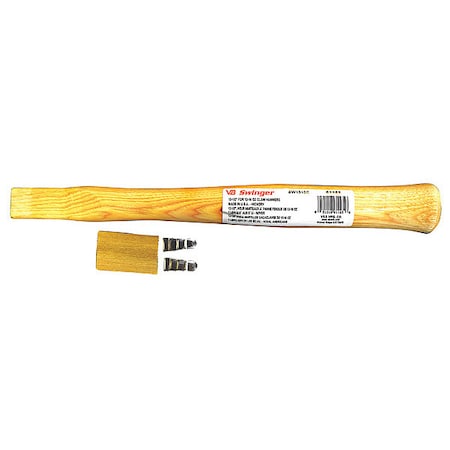 Nail Hammer Handle, 13 In Hickory