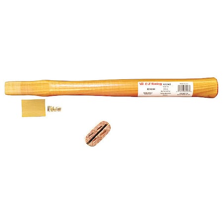 Ball Pein Hammer Handle, 16 In Hickory