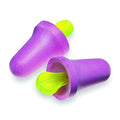 No-Touch Disposable Uncorded Ear Plugs, Bell Shape, NRR 29 dB, M, Purple, 100PK