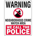 Traffic Sign, 18 x 24In, R and BK/WHT, CW-014-18HA