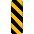 Clearance Marker Traffic Sign, 12 in H, 6 in W, Aluminum, Vertical Rectangle, No Text, OM-3L-6HA