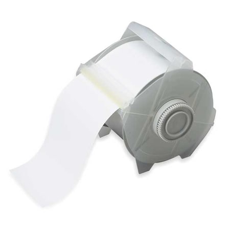 Label Tape Cartridge, White, Labels/Roll: Continuous