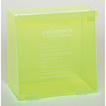 Eyewash Station in Fluorescent Green