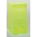 Eyewash Station in Fluorescent Green