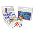 First Aid Kit and Housing, Plastic 180 Components, 10 People Served
