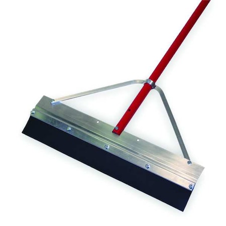 TOUGH GUY Black 24" Aluminum Floor Squeegee