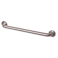 Straight Grab Bar, 24" L, Stainless Steel, Unfinished
