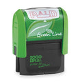 Message Stamp, Paid, 5/16"