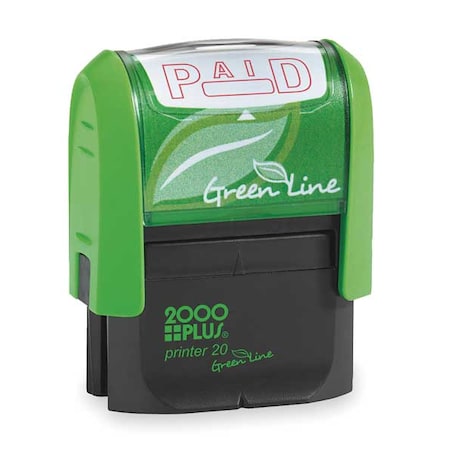 Message Stamp, Paid, 5/16"