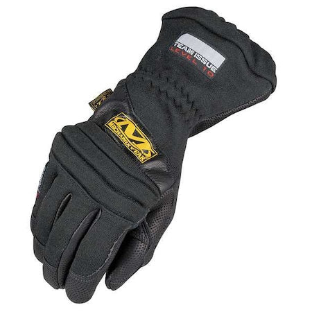 CXG-L10 Arc Flash Mechanics Gloves, 1, 800 Degrees F Max Temp., Gauntlet Cuff Black, S ( 7 ), 1 PR