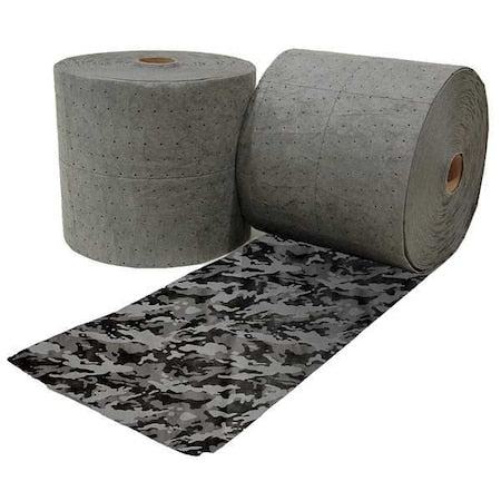 Sorbent Roll, 64 gal, 16 in x 150 ft, Universal, Camouflage, 2 PK