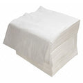 Sorbent Pad, 28 gal, 16 in x 18 in, Oil, White, Polypropylene