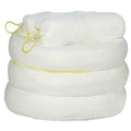 Sorbent Boom, 56 gal, 8 in x 10 ft, Oil, White, 4 PK