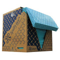 Sorbent Pad, 36 gal, 16 in x 18 in, Oil, Blue, Polypropylene
