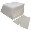Sorbent Pad, 24 gal, 16 in x 18 in, Oil, White, Polypropylene
