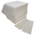 Sorbent Pad, 32 gal, 16 in x 18 in, Oil, White, Polypropylene