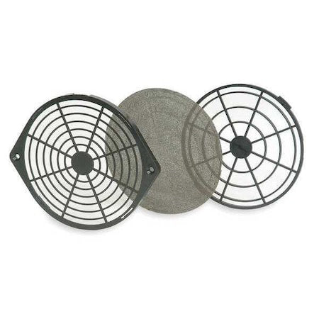Fan Filt Guard Assembly, Fan Size 6-3/4In