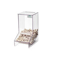 Glove Dispenser, PETG, Holds Finger Cot , Clear , 12-1/2 in H x 6 in W x 8-1/2 in D