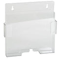 Glove Box Dispenser, Holds 2 Boxes, Clear, PETG Plastic