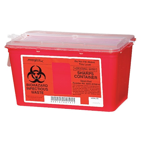Sharps Container, 1 Gal., Chimney Top, PK5