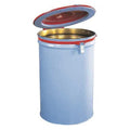 Powder-Coated Drum Lid, Red, Steel