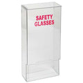 Safety Glasses and Goggles Dispenser, Stack Tower, 20 Pairs, PETG, 15 3/4 in H x 8 in W x 4 in D