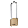 Combination Padlock, 1 3/4in, Rectgle, Gold