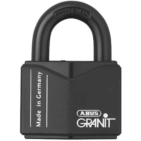Padlock, Keyed Different, Standard Shackle, Square Hardened Steel Body, Hardened Steel Shackle