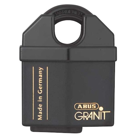 Padlock, Keyed Alike, Partially Hidden Shackle, Square Hardened Steel Body, Hardened Steel Shackle