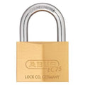 Padlock, Keyed Alike, Standard Shackle, Square Brass Body, Steel Shackle, 15/16 in W