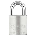 Padlock, Keyed Alike, Standard Shackle, Square Brass Body, Steel Shackle, 7/8 in W