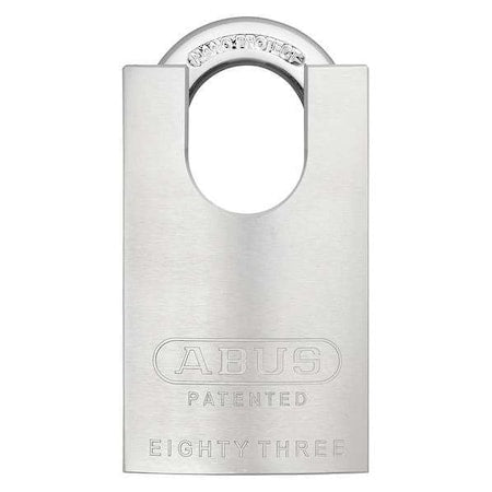 Padlock, Keyed Alike, Standard Shackle, Square Brass Body, Steel Shackle, 7/8 in W