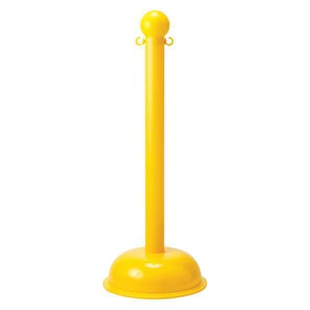 Barrier Post, Polystyrene, 41 in Height, Yellow